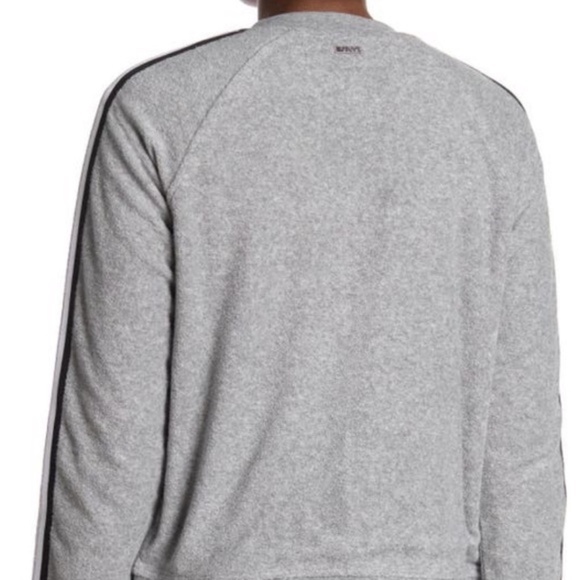 Marc New York Striped Sleeve Terry Track Jacket - Picture 3 of 16